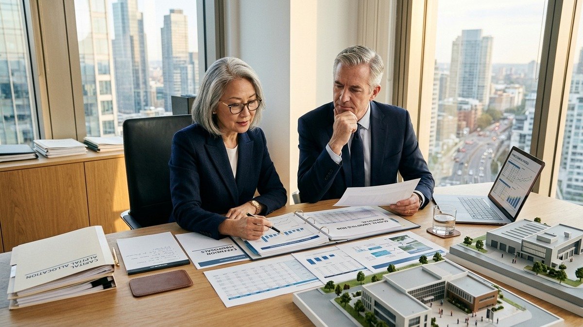 CFO and investment committee evaluating competing corporate capital allocation priorities - Vedanta Capital